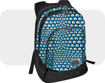 Immagine di ZAINO AMERICANO TEEN SKIN OVER A FANTASIA AZZURRO